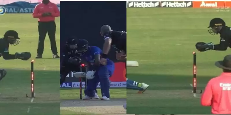 Watch: "Bowled or Not"- Hardik Pandya gets out after a controversial decision by third umpire vs NZ