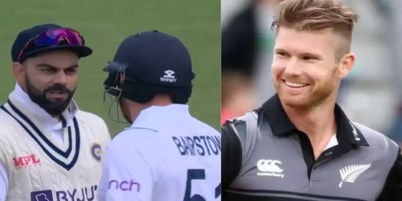 "Why making Jonny Bairstow angry?"- Jamesh Neesham takes a cheeky dig at Virat Kohli after Bairstow scores century vs India