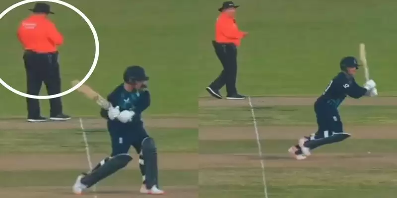 Watch: Marais Erasmus' brainfade moment; forgets to watch entire ball in ENG vs SA ODI