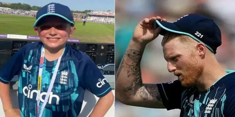 Ben Stokes gifted his ODI cap to a young kid in his final match for England