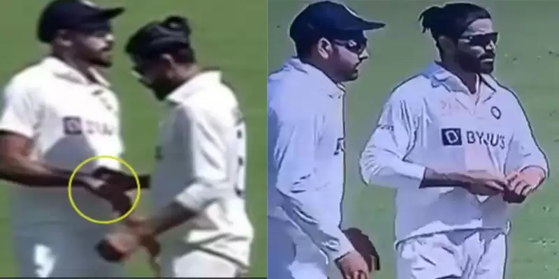 Here's what Ravindra Jadeja applied to his finger which Australian media calling a "ball-tempering"