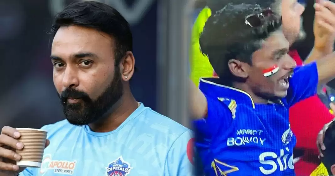 "This is some serious Rivalry" - Amit Mishra reacts to a MI fan celebrating during the CSK vs GT match