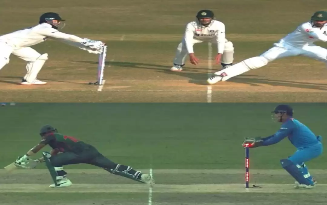 Watch: Rishabh Pant's lightning-fast glove work to dismiss Nurul Hasan reminds fans of MS Dhoni's stumping style.