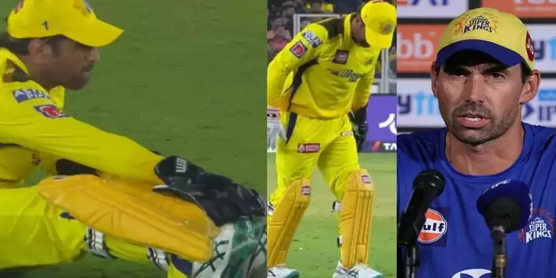 Dhoni suffers a Knee Injury? CSK Coach Stephen Fleming provides major update on MSD's fitness for rest of the season