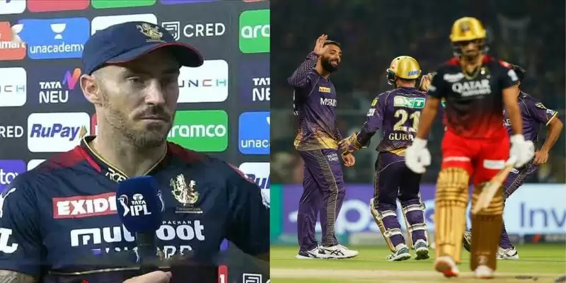 "We had set it up nicely but...."- Faf du Plessis highlights where RCB lost the game vs KKR
