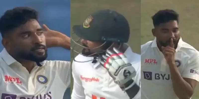 Watch: Mohammed Siraj along with Virat Kohli gave a fiery send-off to Litton Das after a heated exchange