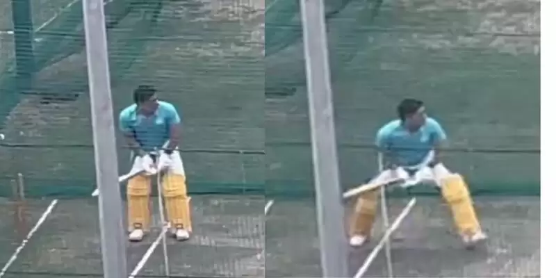 Watch: CSK skipper MS Dhoni starts practicing for IPL 2023 with batting drills