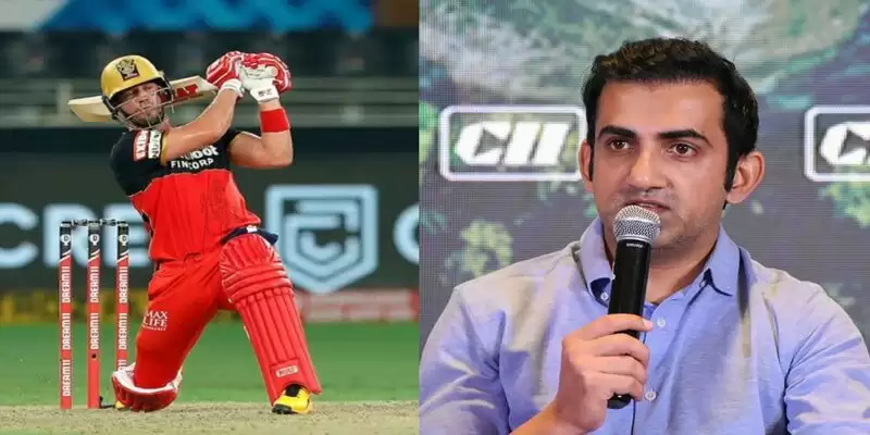 "De Villiers only had personal records in IPL"- Gautam Gambhir makes a brainfade statement on AB De Villiers, saying anyone can score in Bengaluru