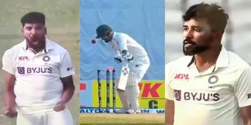 Watch: Crowd goes silent; Animated Mohammed Siraj gives firey send-off to Litton Das after dismissing him with a peach