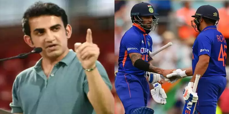 "It has to be him"- Gautam Gambhir names an ideal opener with Rohit Sharma in Dhawan's absence; leaves out Rahul, Samson or Gill