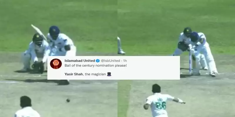 "Ball of the Century Nomination"- Twitter reacts to Yasir Shah bowling a ripper to dismiss well-set Kusal Mendis on Day 3