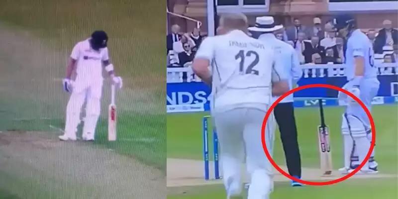 Watch - Virat Kohli tried to make his bat stand straight like Joe Root