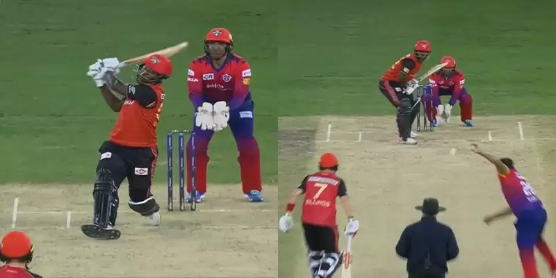 Watch: Sherfane Rutherford smashes five consecutive sixes off Yusuf Pathan in ILT20 match between Dubai Capitals and Desert Vipers