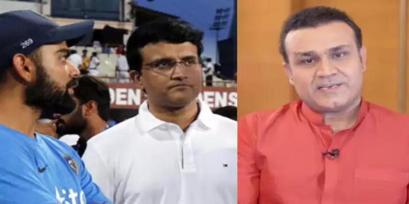 "Kohli never built the team as Ganguly did" - Virender Sehwag draws comparisons between Virat Kohli and Sourav Ganguly.