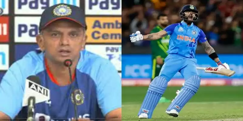 Watch: IND head coach Rahul Dravid stops reporter midway and gives a stunning response to Kohli's T20I future in Indian team