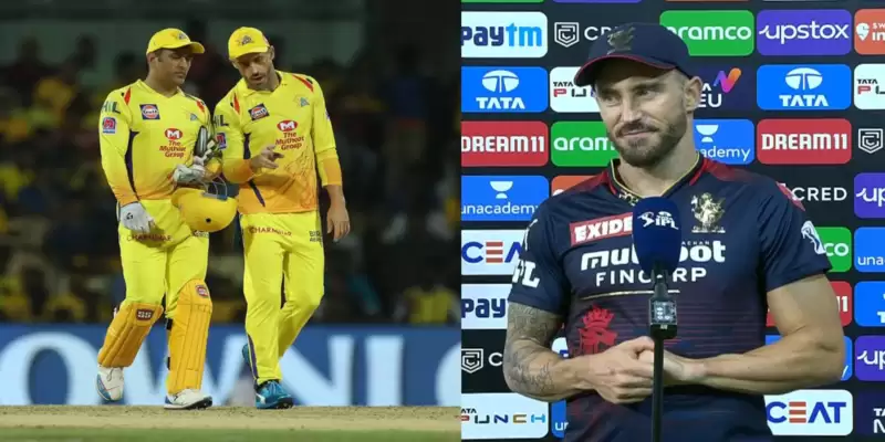Faf du Plessis names MS Dhoni as "Greatest Player of All Time" in the IPL.  